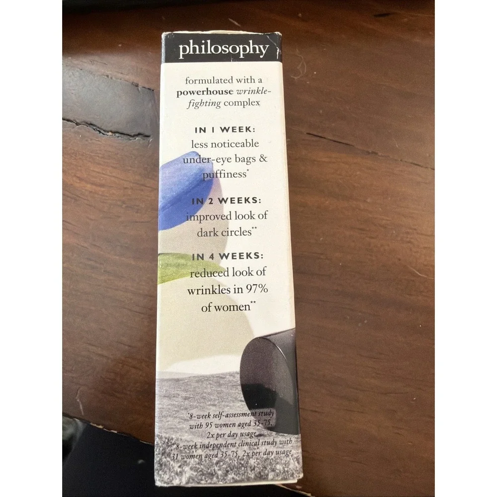 Philosophy Anti-Wrinkle Miracle Worker Eye + Line Correcting Eye Cream 0.5oz